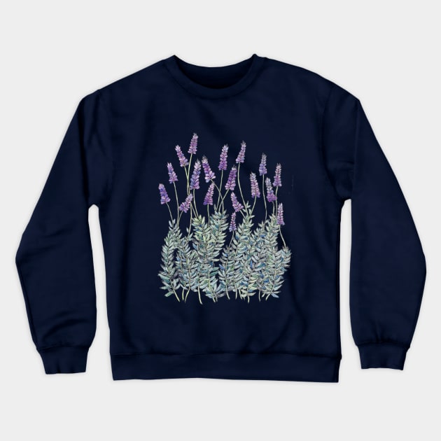 Lavender, Illustration Crewneck Sweatshirt by JessicaRose